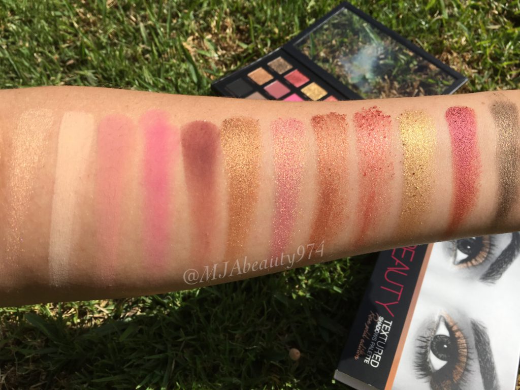 swatches des 2 première lignes