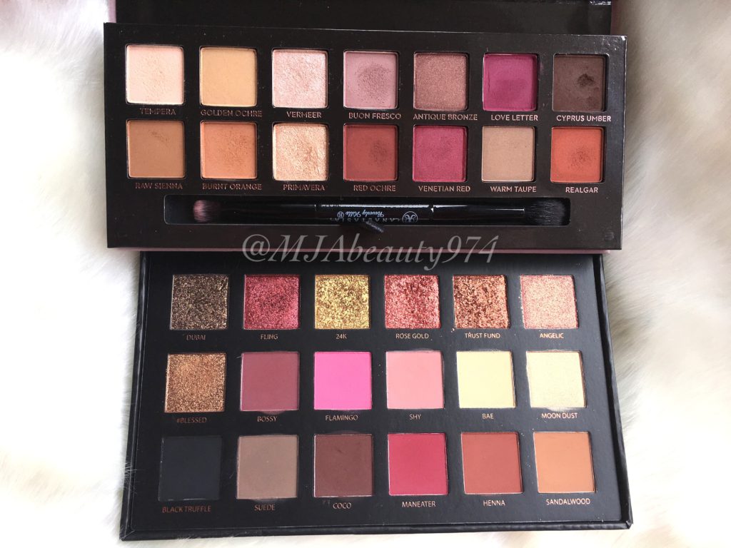 Comparairon hudabeauty et ABH palette